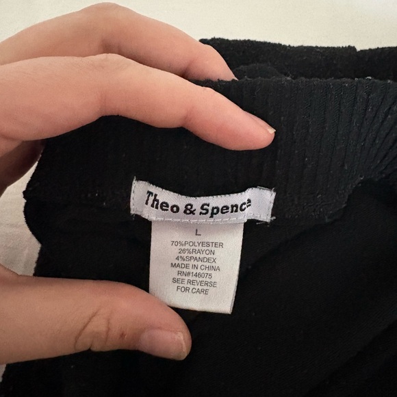 Theo & Spence Black Jogger Pants - Picture 4 of 4